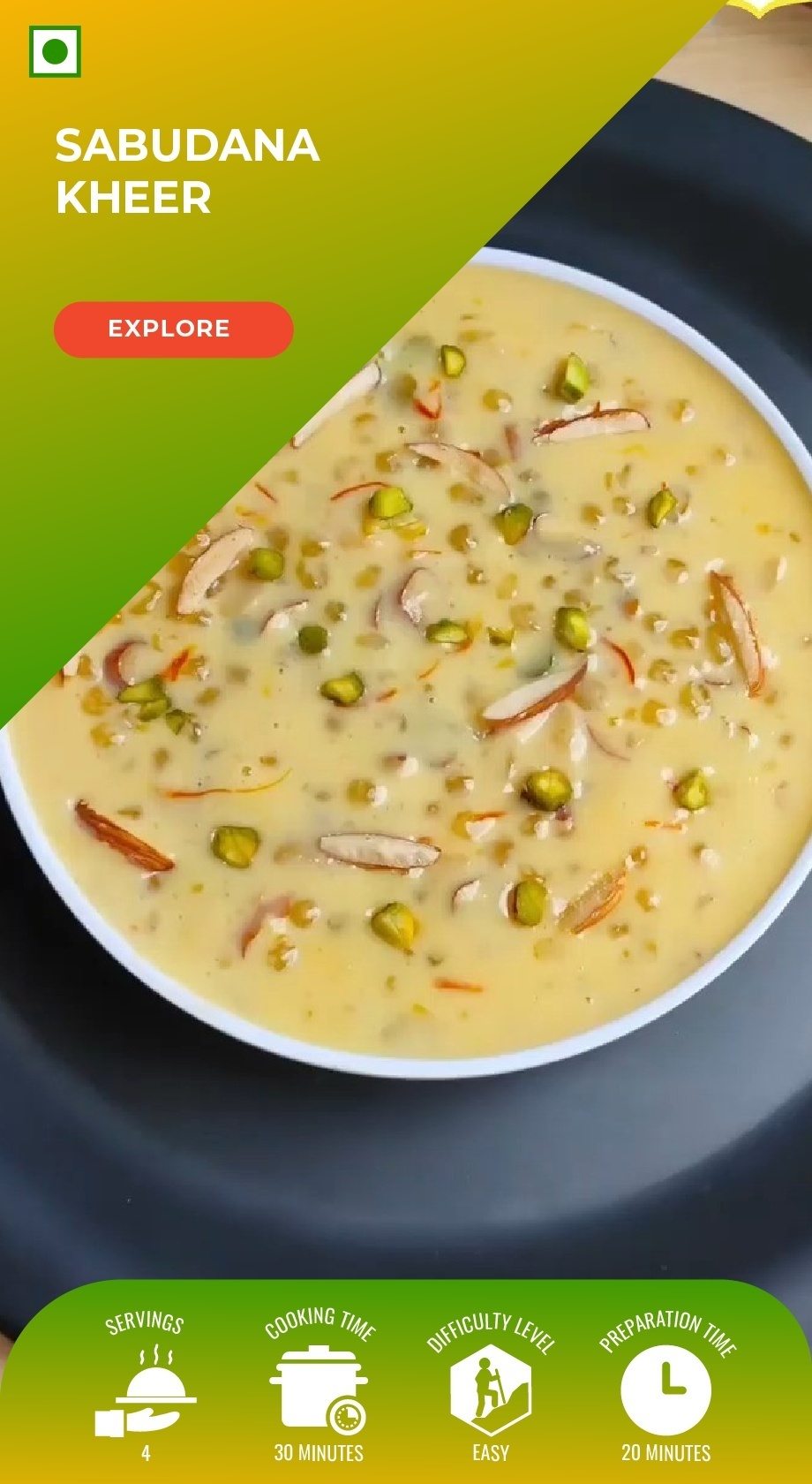 sabudana kheer