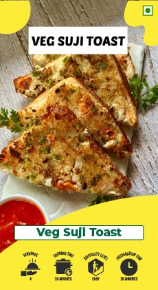 VEG SUJI TOAST
